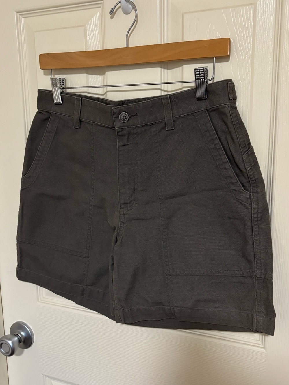 Patagonia Utility Hiking Shorts Size 8 Outdoor Durable Wear grey - Picture 3 of 8